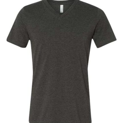 Unisex Heather CVC V-Neck Tee