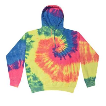 Unisex Tie-Dyed Hooded Sweatshirt