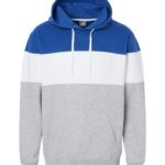 Men's Varsity Fleece Colorblocked Hooded Sweatshirt