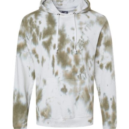 Men's Tie-Dyed Fleece Hooded Sweatshirt