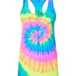 Women's Tie-Dyed Racerback Tank Top