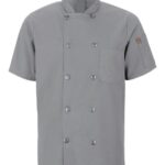 Mimix™ Short Sleeve Chef Coat with OilBlok