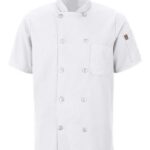 Mimix™ Short Sleeve Chef Coat with OilBlok