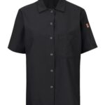 Women's Mimix™ Short Sleeve Cook Shirt with OilBlok