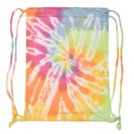 Tie-Dyed Drawstring Bag