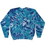 Unisex Tie-Dyed Fleece Crewneck Sweatshirt