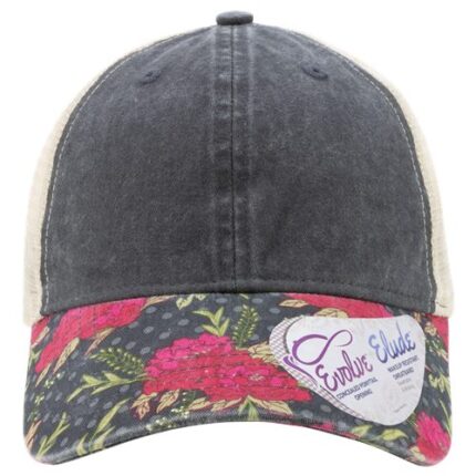 Women's Printed Bill with Mesh Back Cap