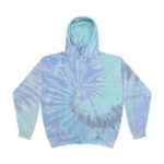 Unisex Tie-Dyed Full-Zip Hooded Sweatshirt
