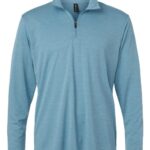 Men's Pro-Lock Performance Mélange Quarter-Zip Pullover