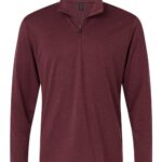 Men's Pro-Lock Performance Mélange Quarter-Zip Pullover