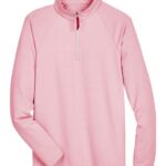 Men's CrownLux Performance® Clubhouse Micro-Stripe Quarter-Zip Pullover