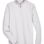 Men's CrownLux Performance® Clubhouse Micro-Stripe Quarter-Zip Pullover