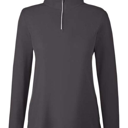 Women's Fusion ChromaSoft™ Pique Quarter-Zip Pullover