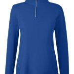 Women's Fusion ChromaSoft™ Pique Quarter-Zip Pullover