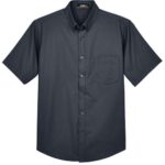 Men's Optimum Short Sleeve Twill Dress Shirt