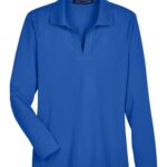 Women's CrownLux Performance® Plaited Long Sleeve Polo