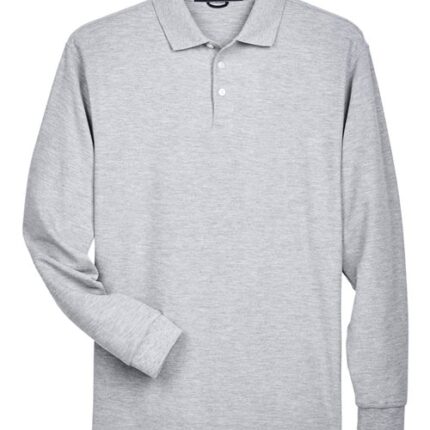 Men's Pima Piqué Long Sleeve Polo