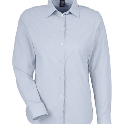 Women's CrownLux Performance® Microstripe Dress Shirt
