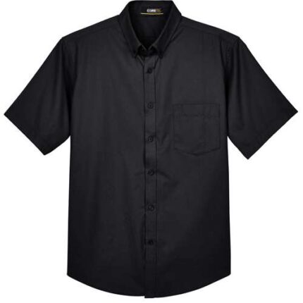 Men's Tall Optimum Short Sleeve Twill Dress Shirt