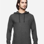 Unisex Eco Jersey Pullover Hooded Long Sleeve T-Shirt