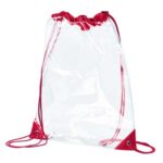 PVC Clear Drawstring Bag