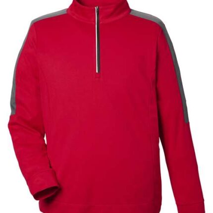 Men's Market Snag Protect Mesh Colorblock Quarter-Zip Pullover