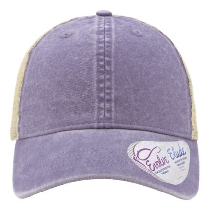 Women's Washed Mesh-Back Cap