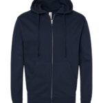 Unisex Midweight Full-Zip Hooded Sweatshirt