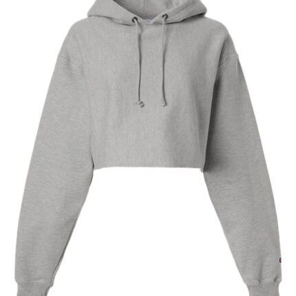 Women's Reverse Weave® Hooded Cropped Sweatshirt