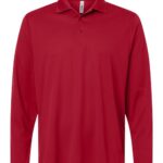 Men's Nova Performance Long Sleeve Pique Polo