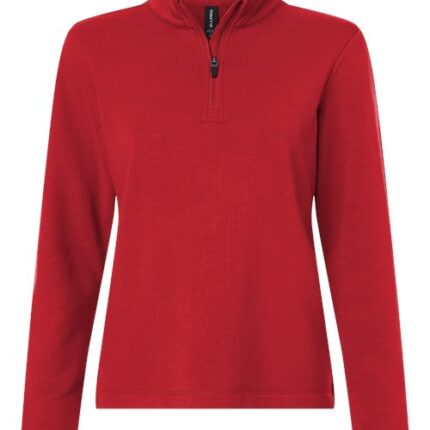 Women's Stretch Quarter-Zip Fleece Pullover