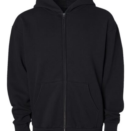 Unisex Avenue Midweight Full-Zip Hooded Sweatshirt