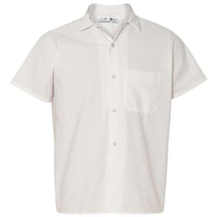 Poplin Cook Shirt with Gripper Closures