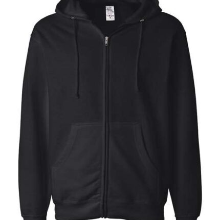Unisex Midweight Full-Zip Hooded Sweatshirt