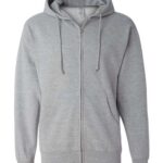 Unisex Midweight Full-Zip Hooded Sweatshirt