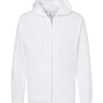 Unisex Midweight Full-Zip Hooded Sweatshirt