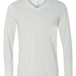 Unisex Long Sleeve V-Neck Tee