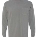 Unisex Garment-Dyed Heavyweight Long Sleeve Pocket T-Shirt