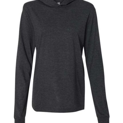 Unisex Jersey Hooded Long Sleeve Tee