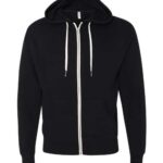 Unisex Heathered French Terry Full-Zip Hooded Sweatshirt