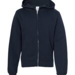 Youth Midweight Full-Zip Hooded Sweatshirt