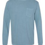 Unisex Garment-Dyed Heavyweight Long Sleeve Pocket T-Shirt