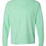 Unisex Garment-Dyed Heavyweight Long Sleeve Pocket T-Shirt