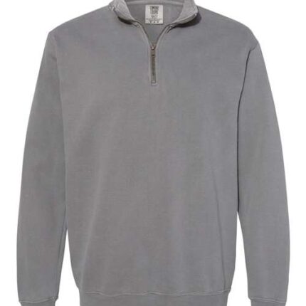 Unisex Garment-Dyed Quarter-Zip Sweatshirt
