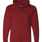 Unisex USA-Made Full-Zip Hooded Sweatshirt