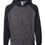 Toddler Lightweight Special Blend Raglan Zip Hood