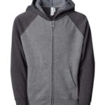 Toddler Lightweight Special Blend Raglan Zip Hood