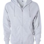 Unisex Midweight Full-Zip Hooded Sweatshirt