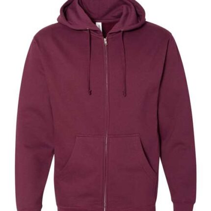 Unisex Midweight Full-Zip Hooded Sweatshirt