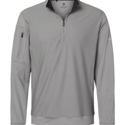 Men's Textured Quarter-Zip Pullover